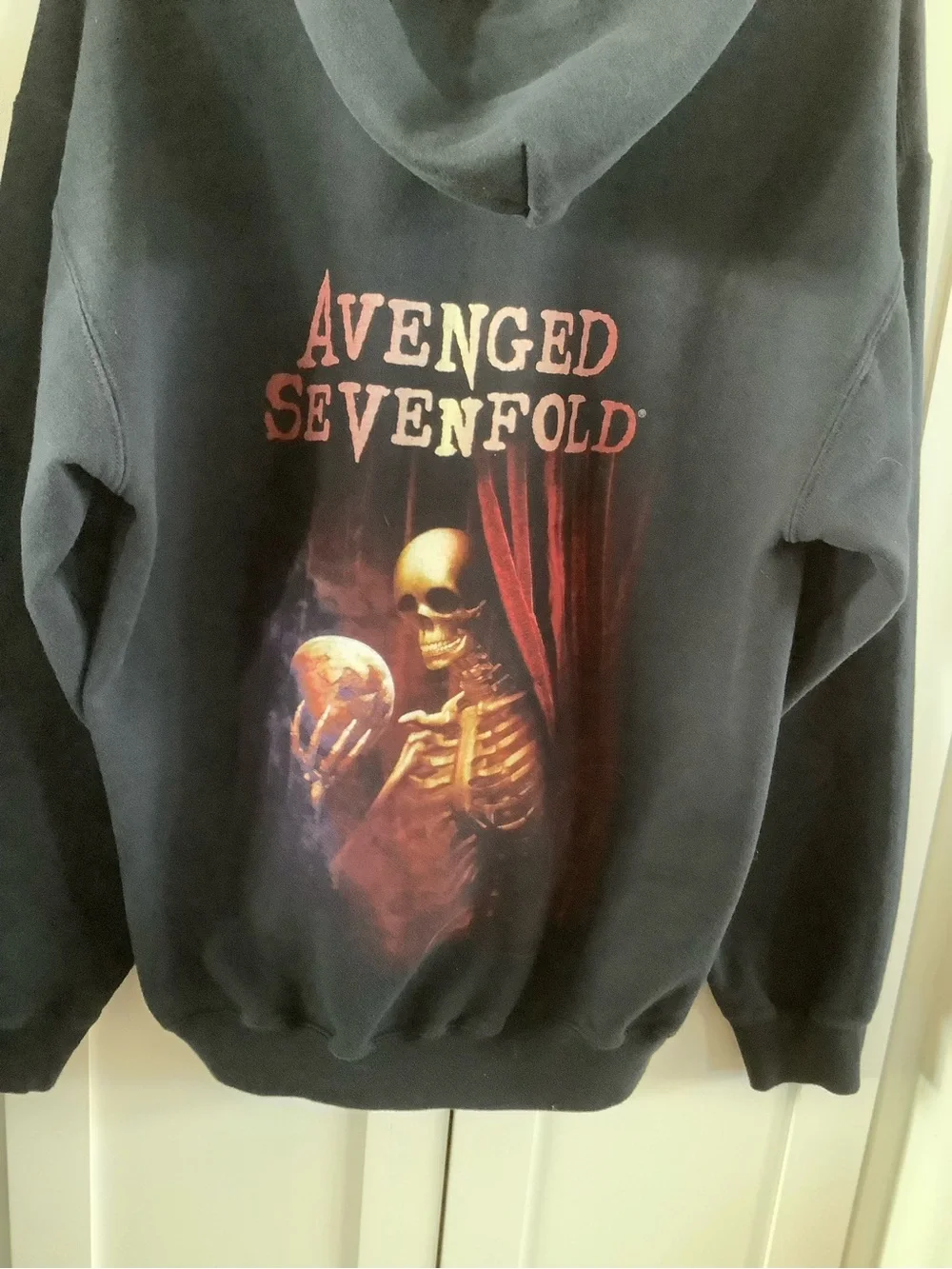 AVENGED SEVENFOLD Band Black Sweatshirt Mens Med. RARE